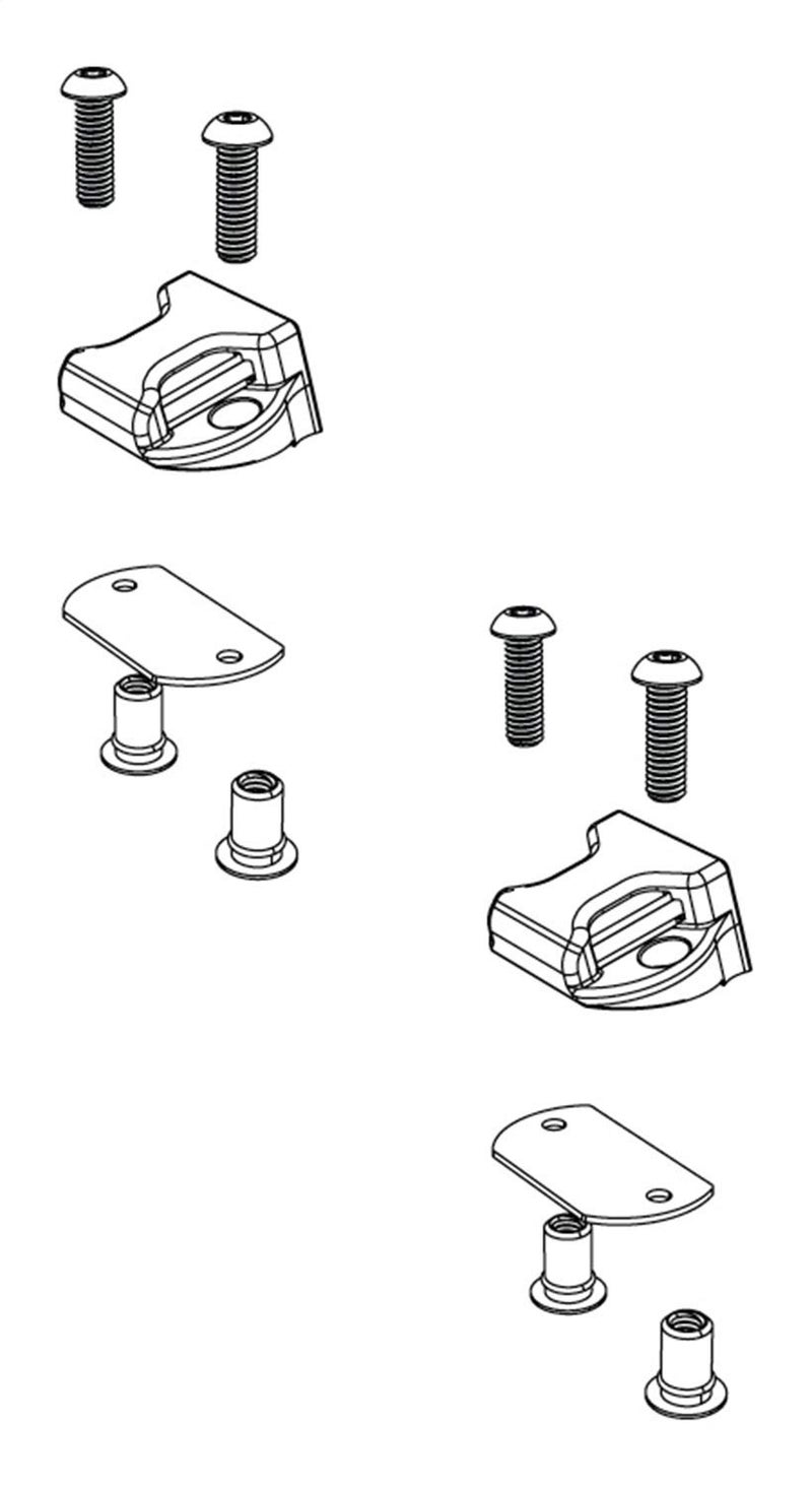 BAK Service Kit - Bakflip - Top Side Buckle Ends With Hardware - (2) - Image 1